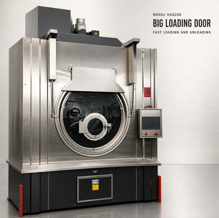 Industrial Laundry Tumble Dryer 200kg Steam & Electric Heating Heavy Duty Garment Linen Dryer For Hotel Laundry Plant