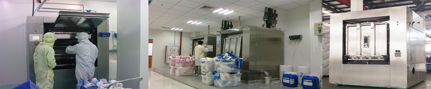 Barrier washing machine for hospital washing machine 