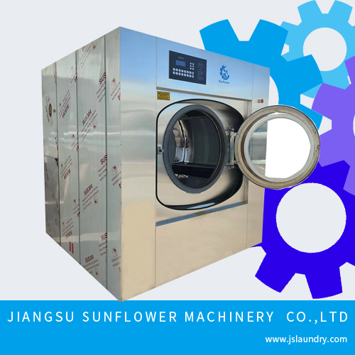Programmable Front Loaded Industrial Laundry Equipment 100kgs