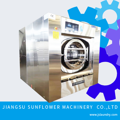 Programmable Front Loaded Industrial Laundry Equipment 100kgs