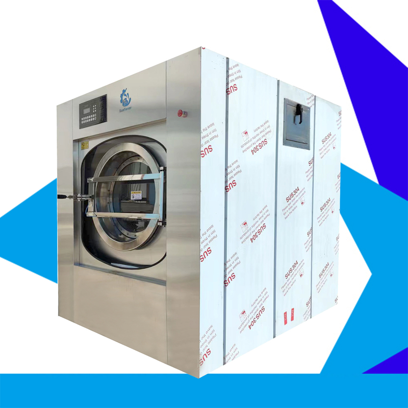 Working Uniform Automatic Laundry Washing Machine 100kgs 