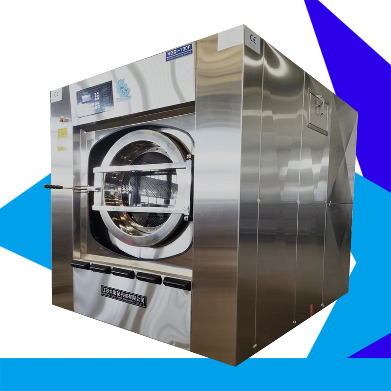 Programmable Front Loaded Industrial Laundry Equipment 100kgs
