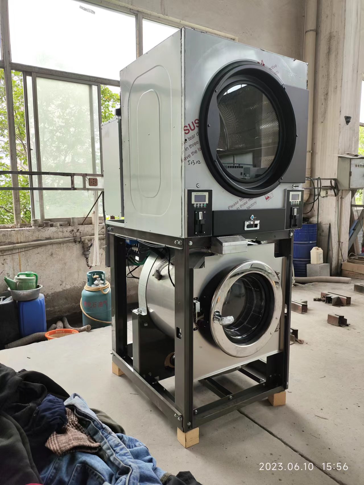 16kg Intelligent System Control Coin Operated Washer And Dryer On