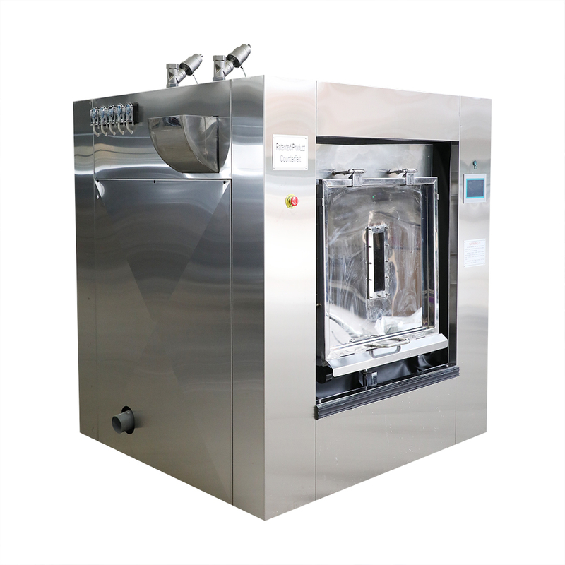  hospital medical auto hygiene 50kg industrial barrier washer extractor machine