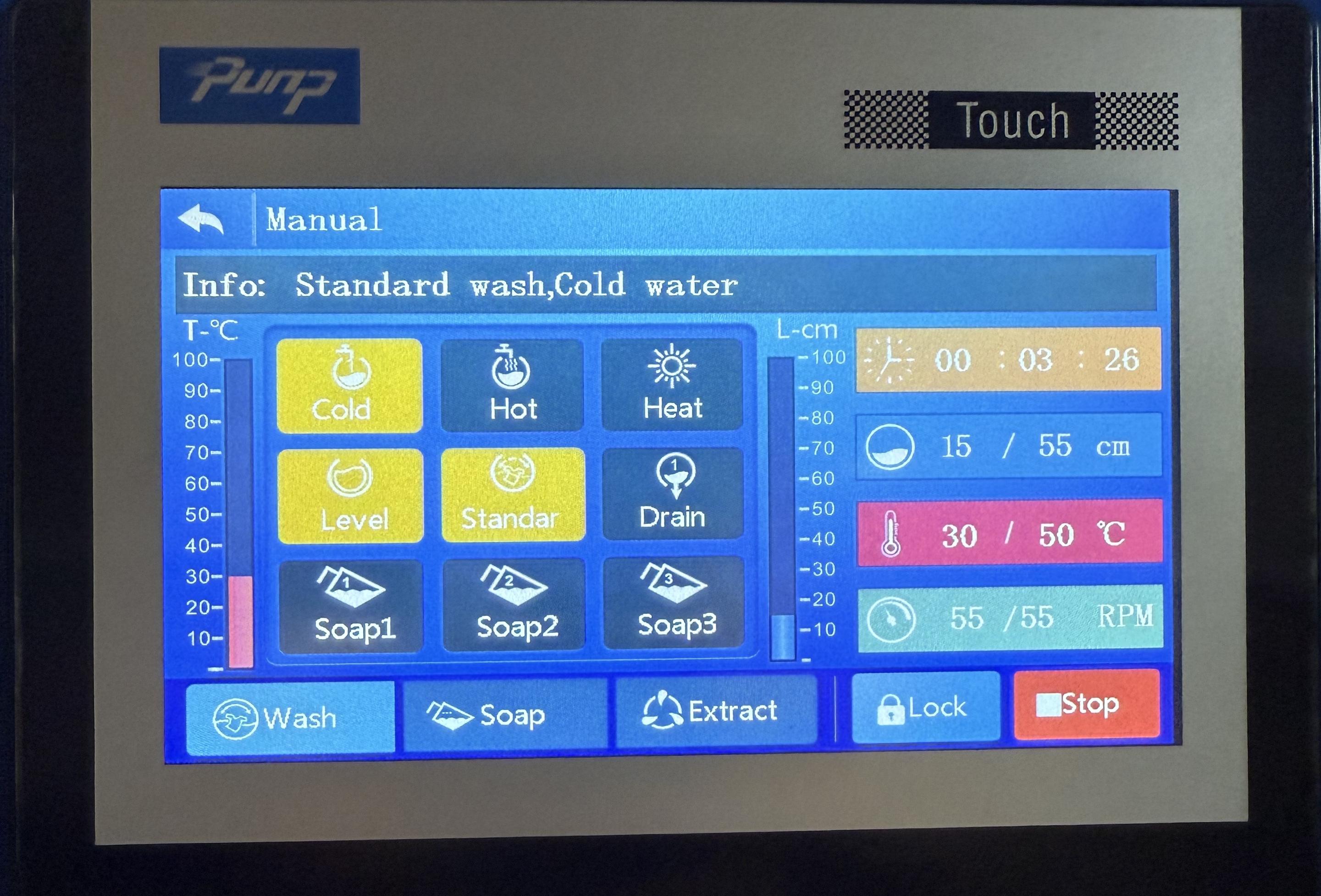 High Speed Spinning Washing Machine 20kgs