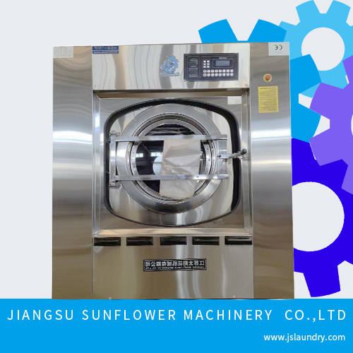 Programmable Front Loaded Industrial Laundry Equipment 100kgs