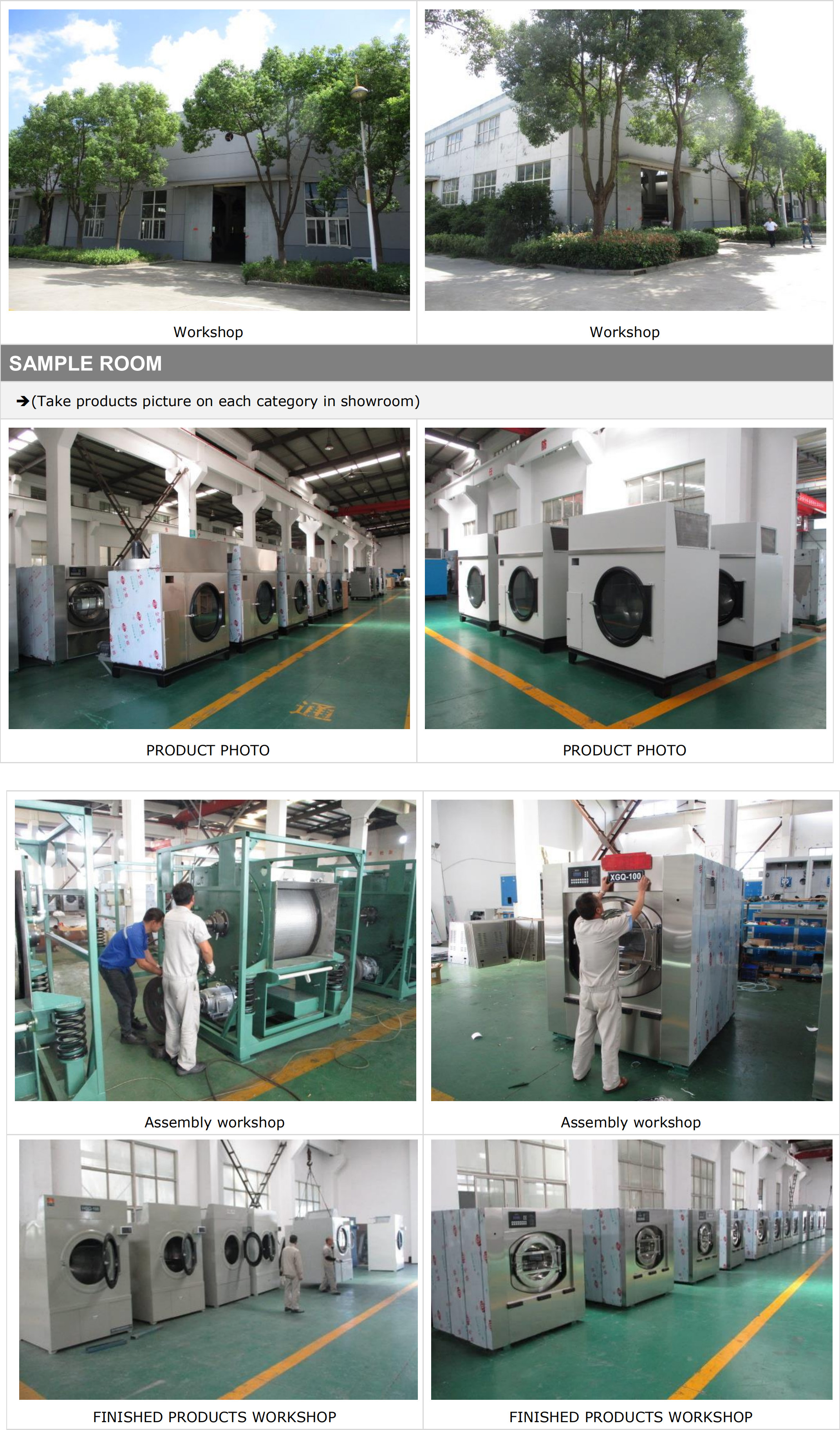 Washer extractor manufacture