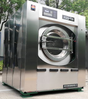 Programmable Front Loaded Industrial Laundry Equipment 100kgs